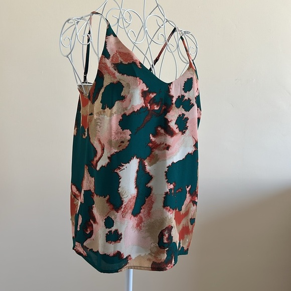 Banana Republic Abstract Floral Tank Top – Size XS, Excellent Condition - Picture 1 of 7